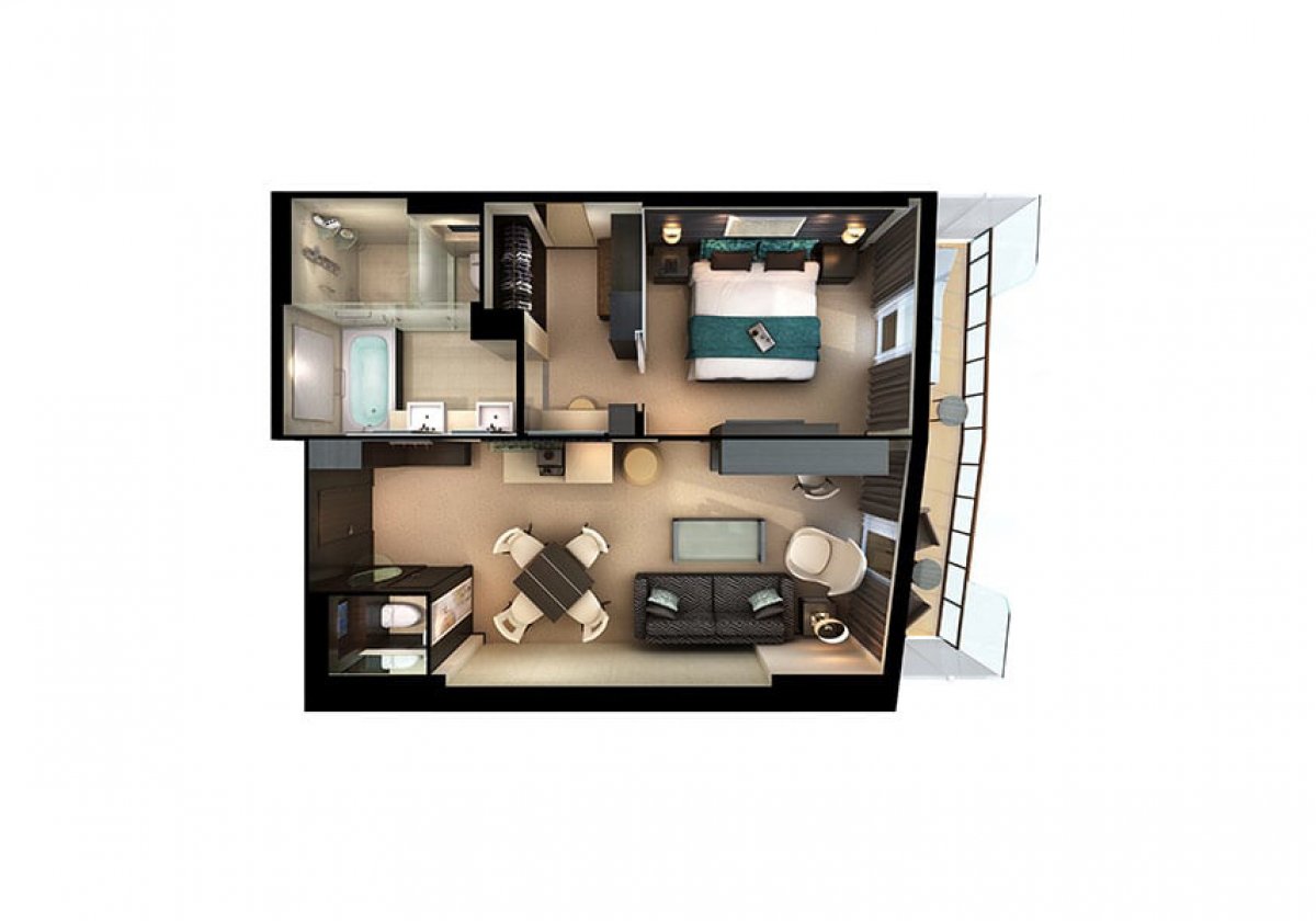 The Haven Owner's Suite - plan
