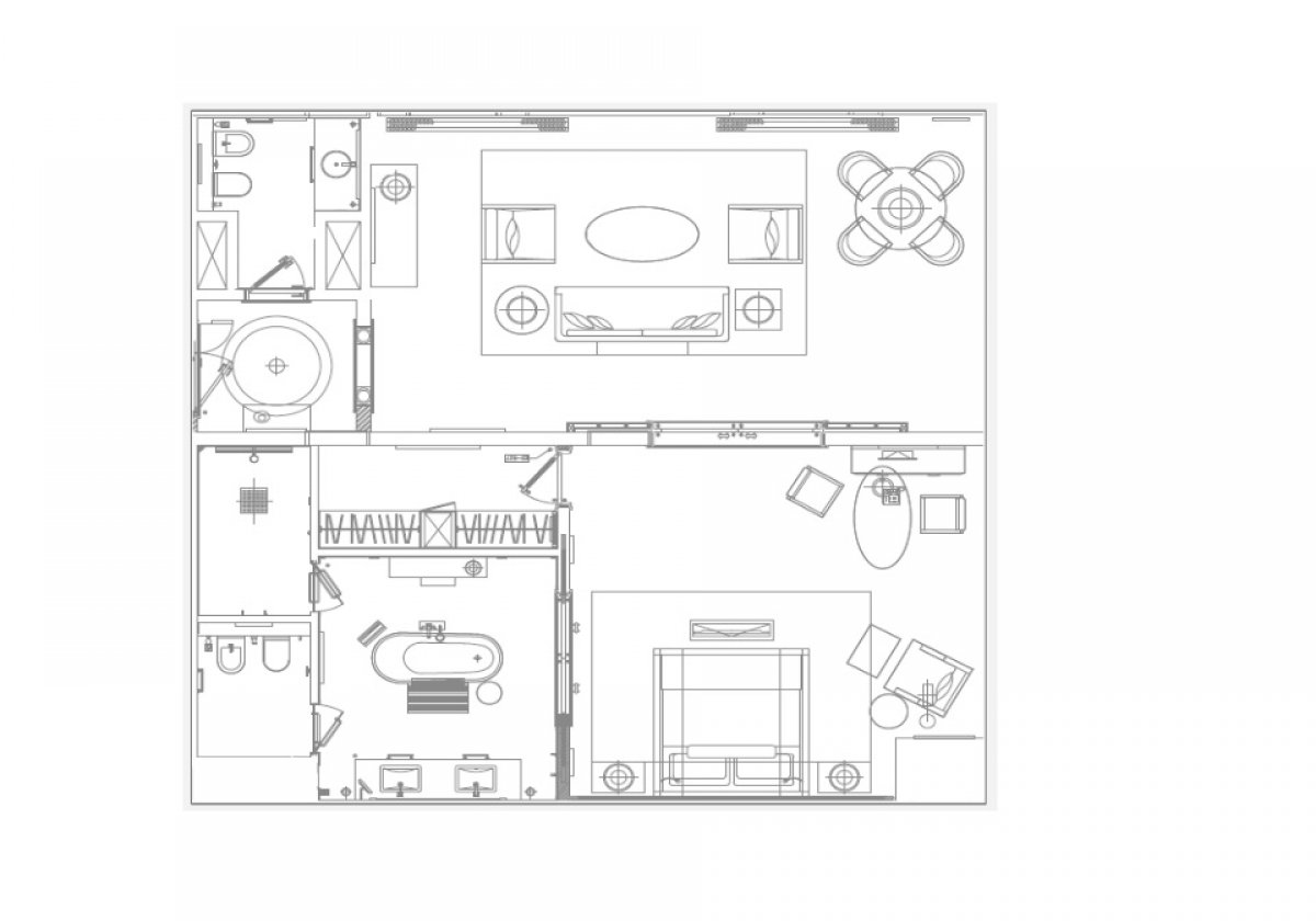 Emirates Suite - plan apartamentu