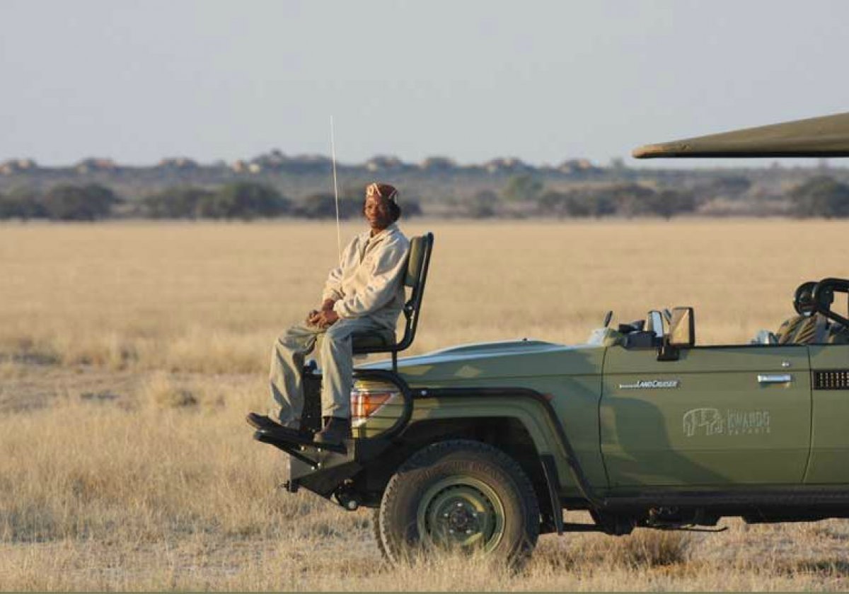 Przerwa w safari w Rezerwacie Central Kalahari