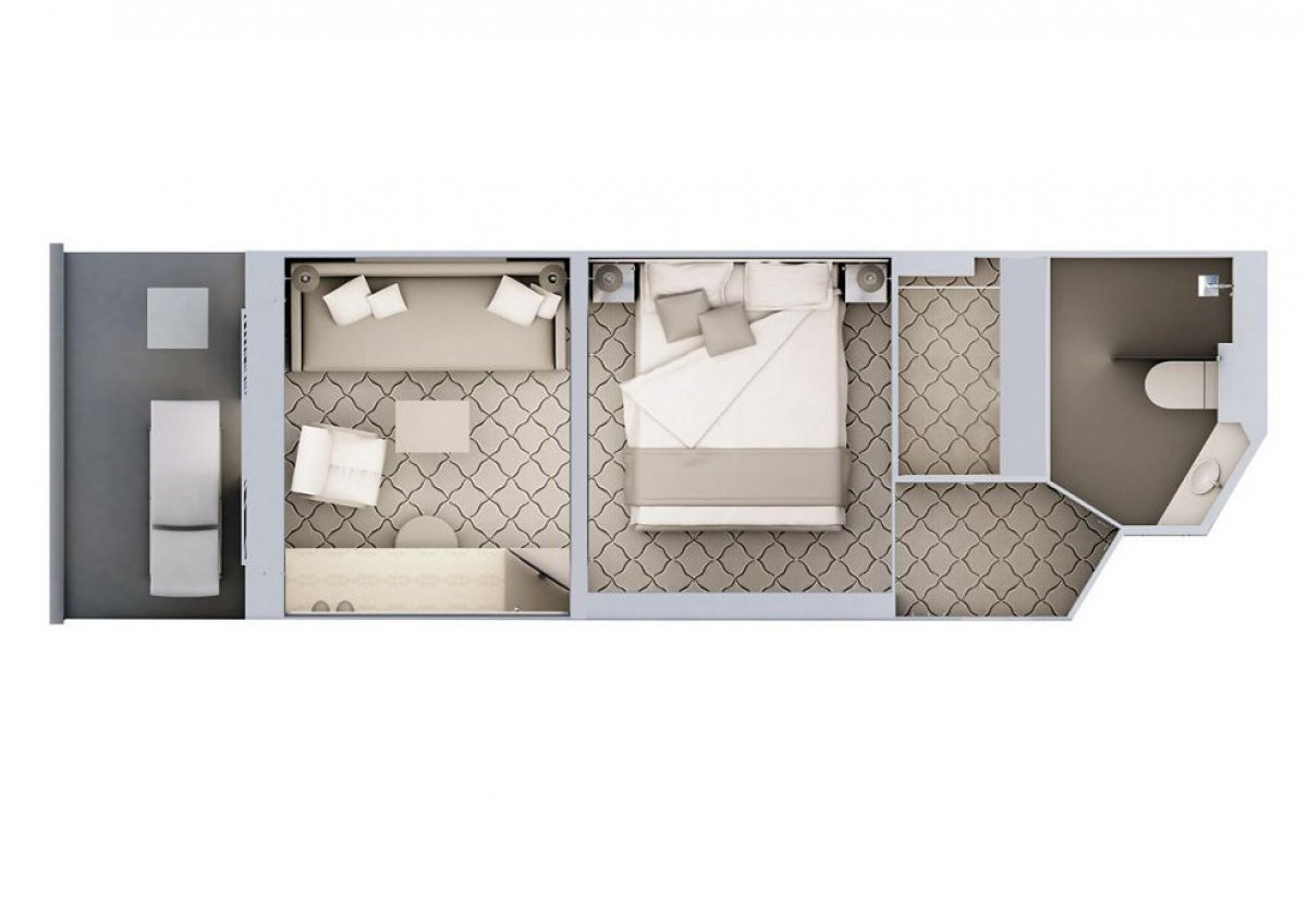 Deluxe Veranda Suite - plan