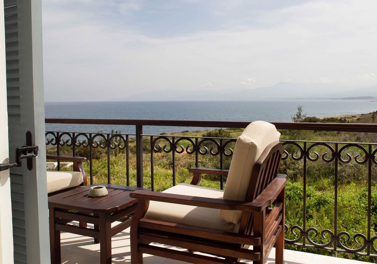 Villa Alexandros - widok z balkonu na morze