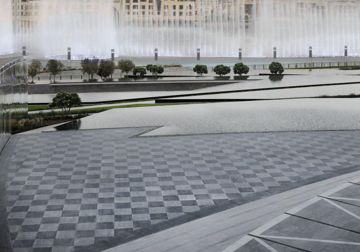 Armani Hotel Dubai - ogród z przeznaczeniem na zorganizowanie eventu