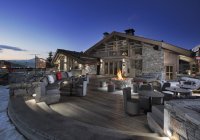 Hotel Le K2 Altitude - hotelowy taras