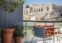 Hellenic Grand Suite - widok na wzgórze Akropolu z tarasu