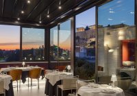 AthensWas - restauracja Sense - widok na Akropol - o zachodzie słońca
