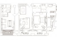 TWO BEDROOM FAMILY SUITE - plan