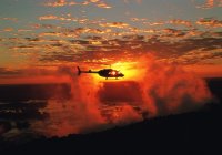 Lot helikopterem nad Wodospadami Wiktorii